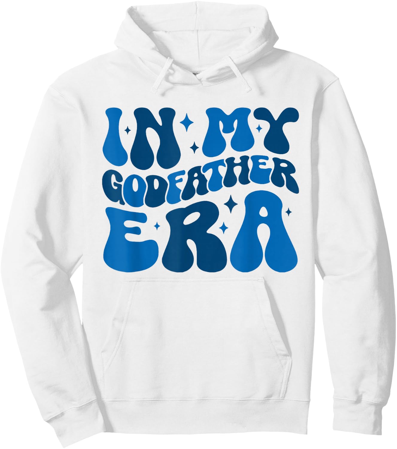 In My Godfather Era Retro Family Matching Godfather Groovy Hoodie - Hoodie | White
