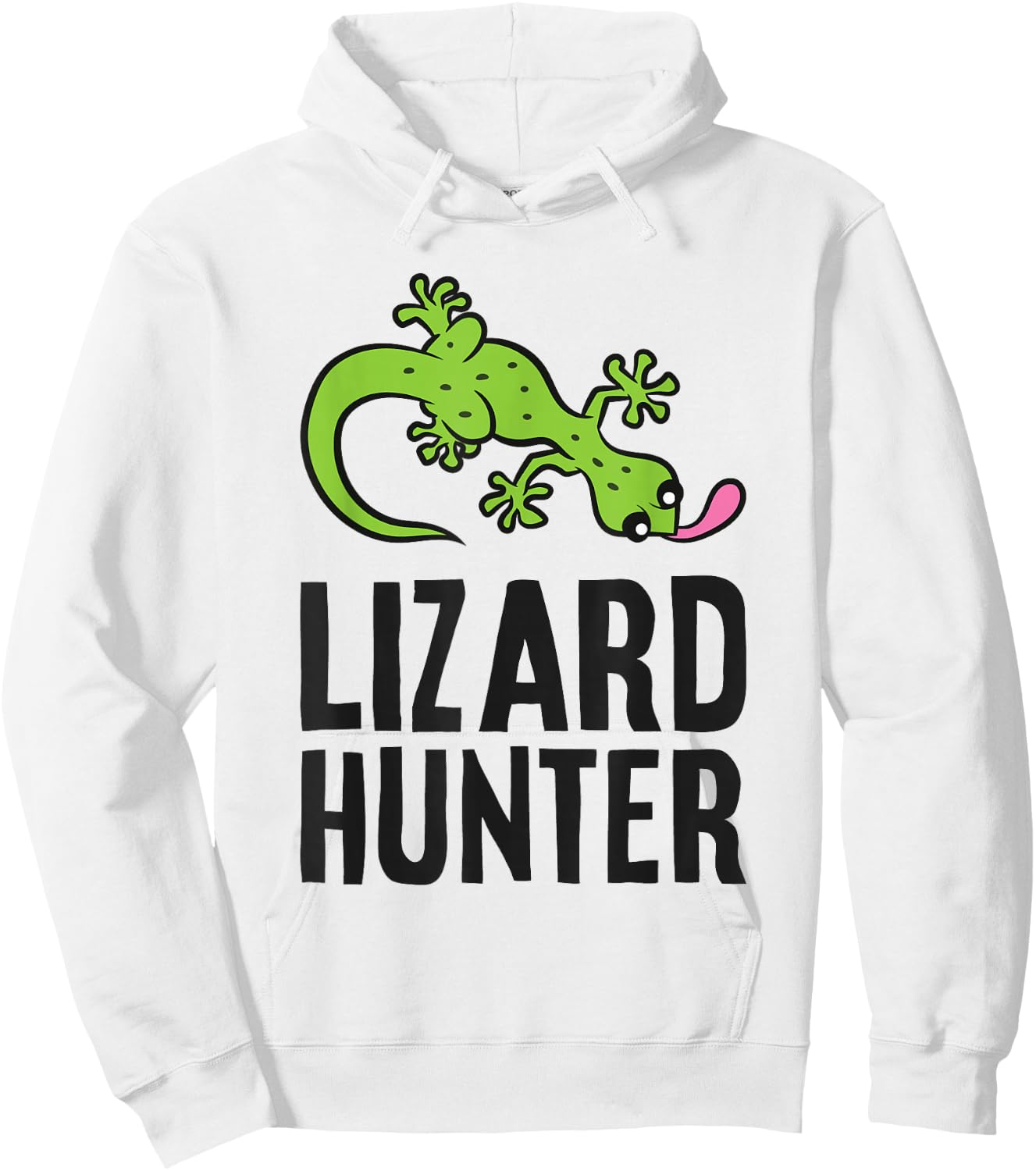 Lizard Catcher Reptile Funny Lizard Hunter Hoodie - Hoodie | White