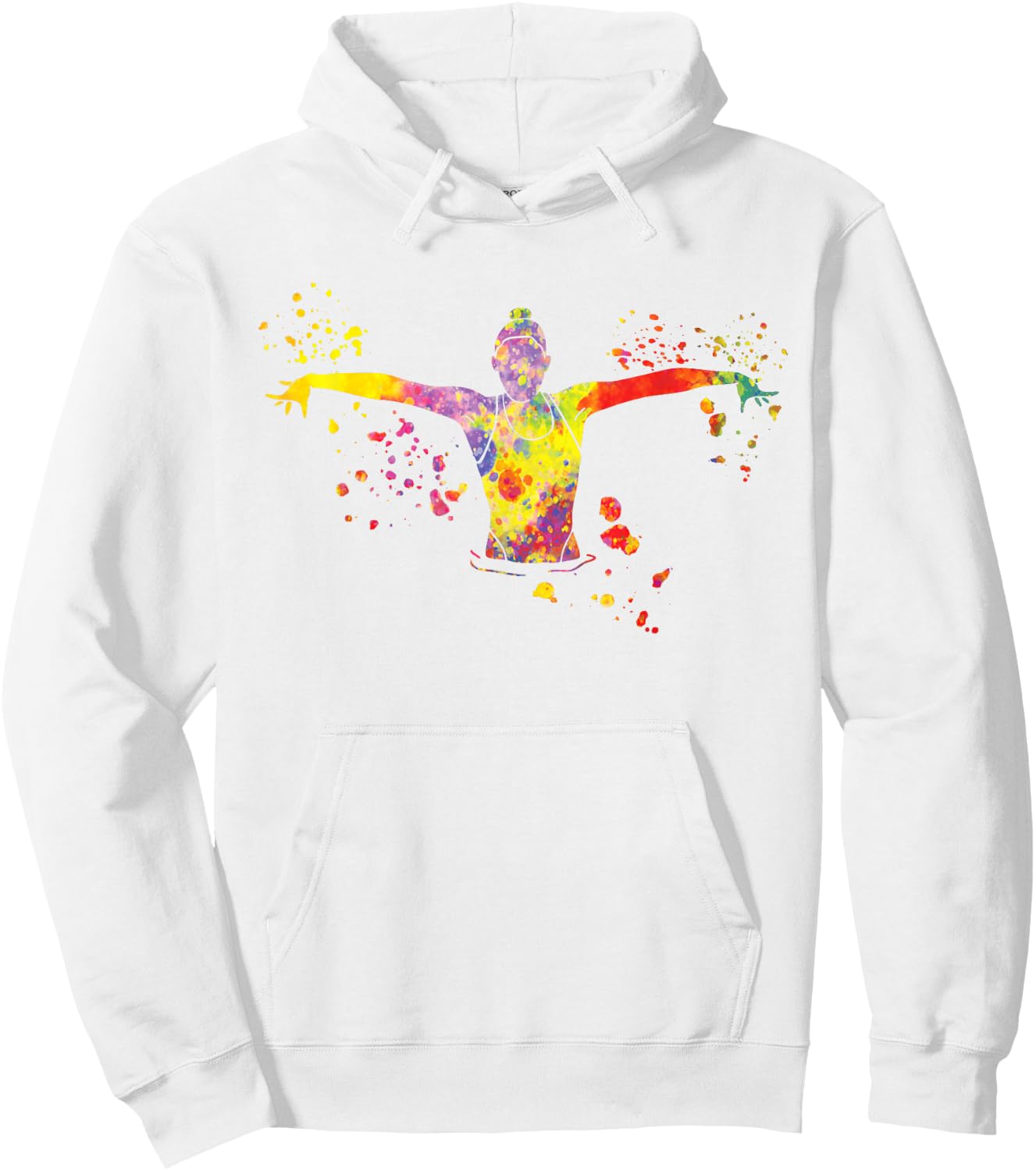 Colorsplash Team Artistic Swim , white, S Hoodie - Hoodie | White