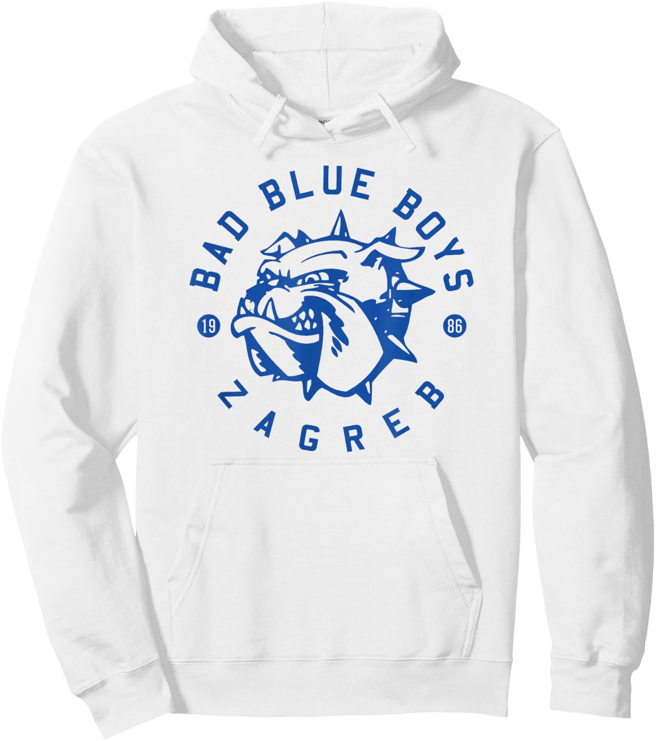 Bad Blue Boys 1986 Zagreb City Ultra Croatia Flag Hoodie - Hoodie | White
