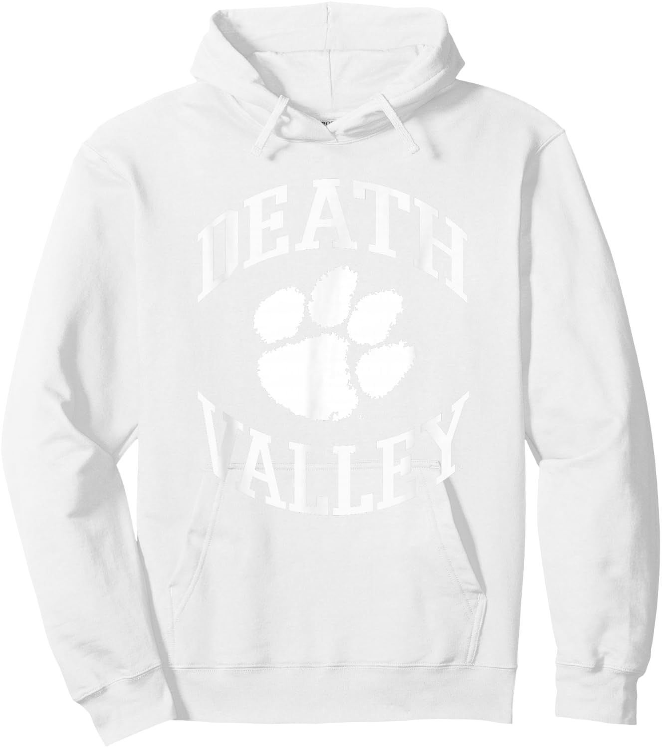 Clemson Tigers Death Valley Orange Officially Licensed Hoodie - Hoodie | White