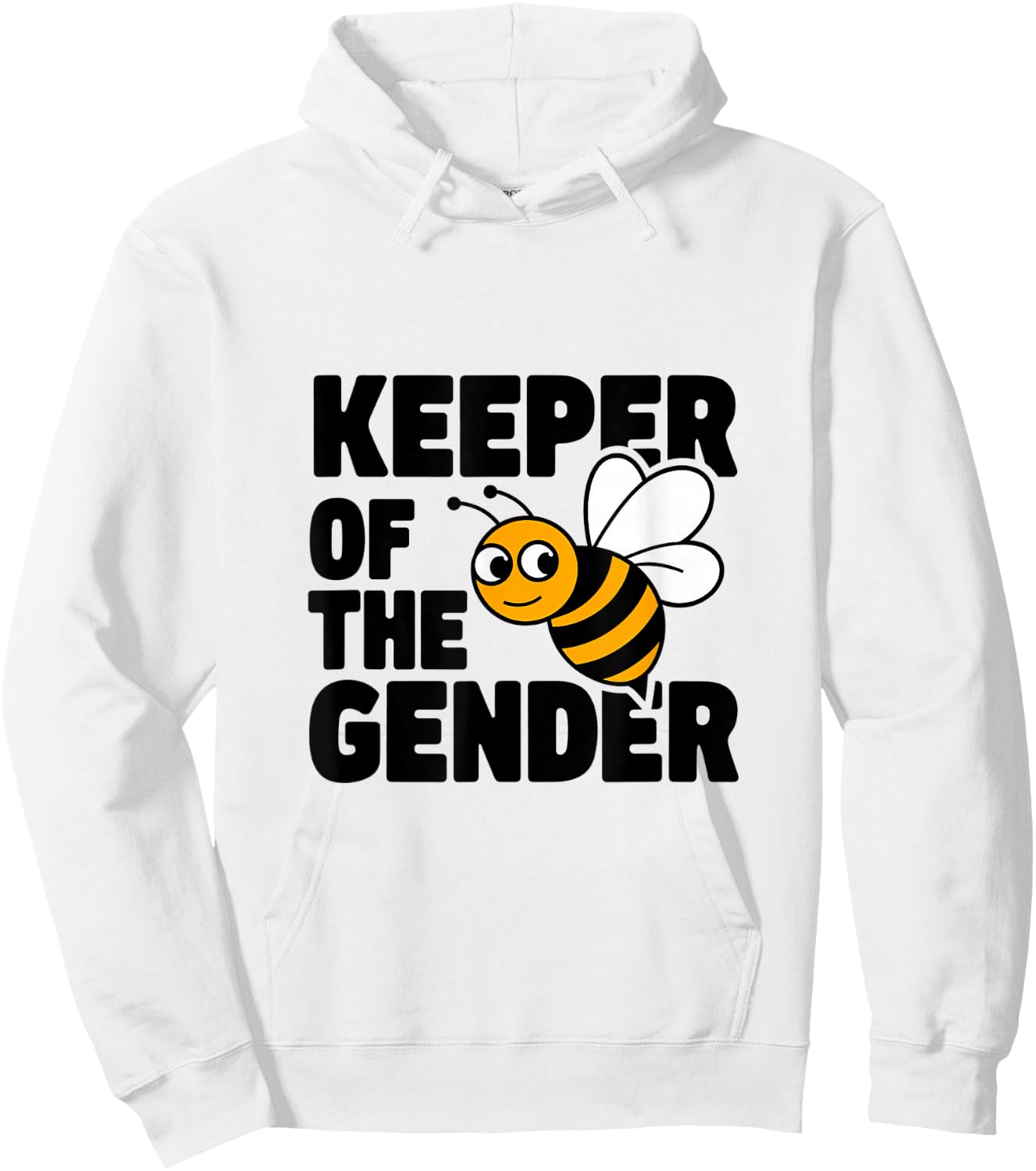 Keeper of the Gender Bee Theme Hoodie - Hoodie | White
