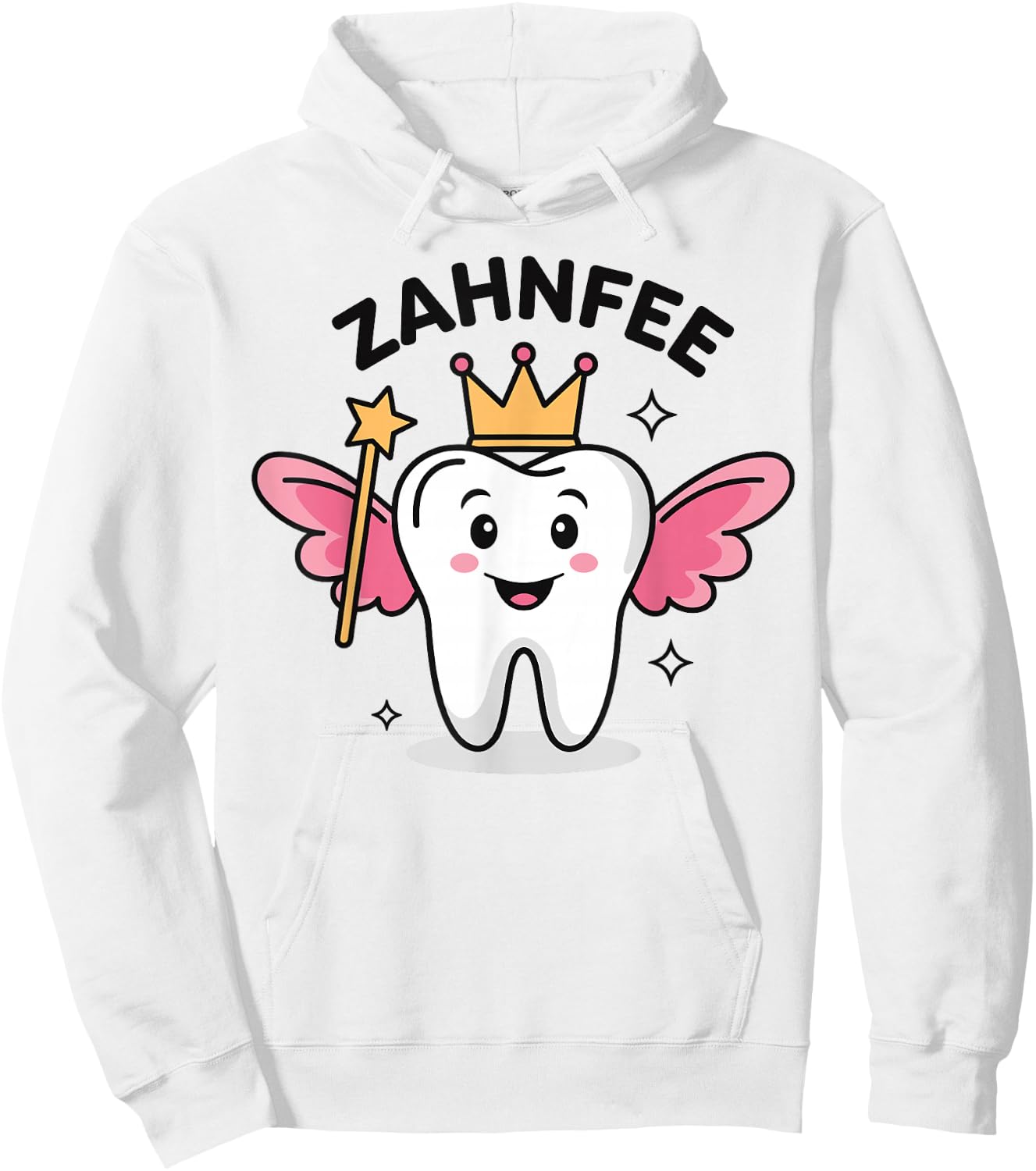 Zahnfee Women's , White Hoodie - Hoodie | White