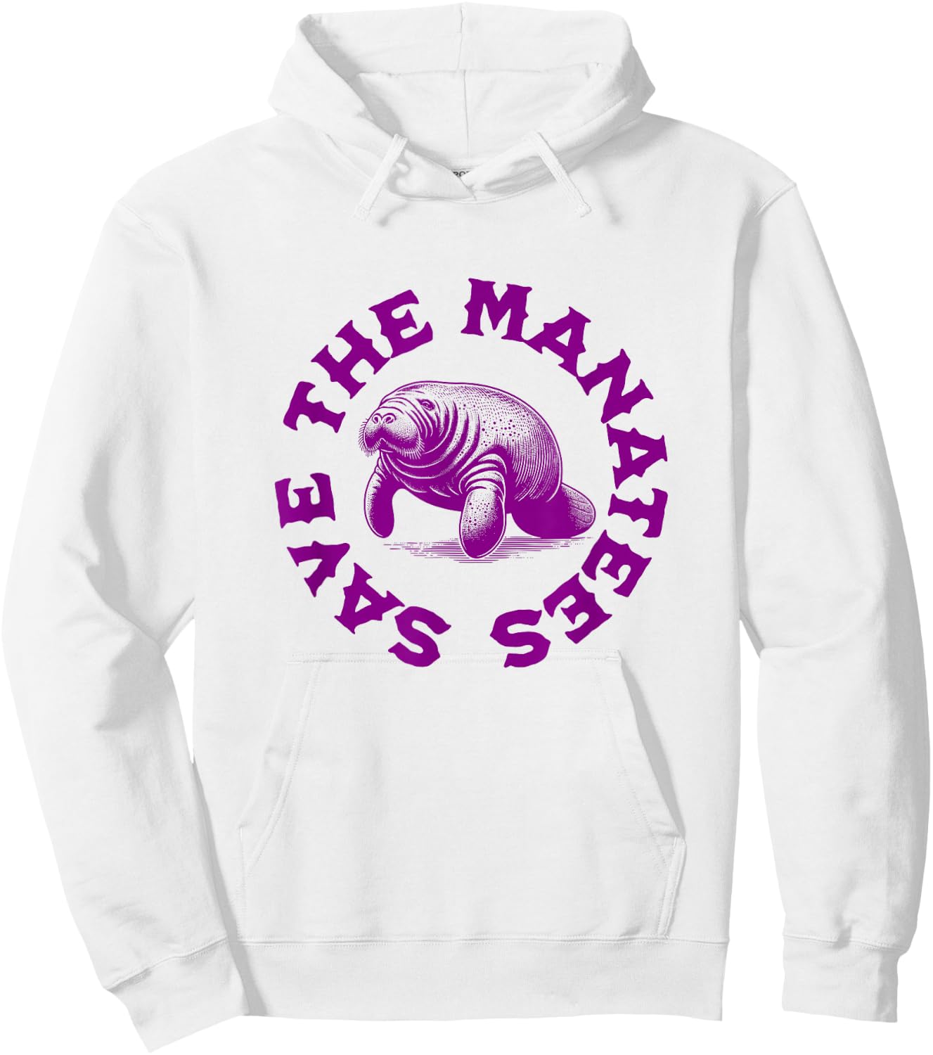 Save The Manatees Hoodie - Hoodie | White