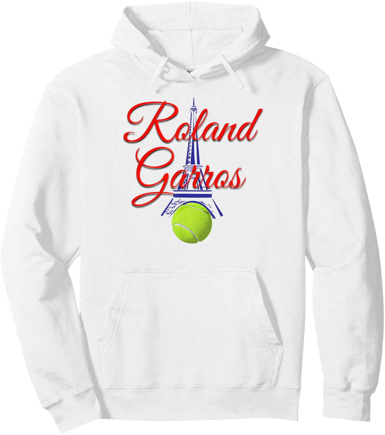 Roland Garros for French Teennis Fans Hoodie - Hoodie | White
