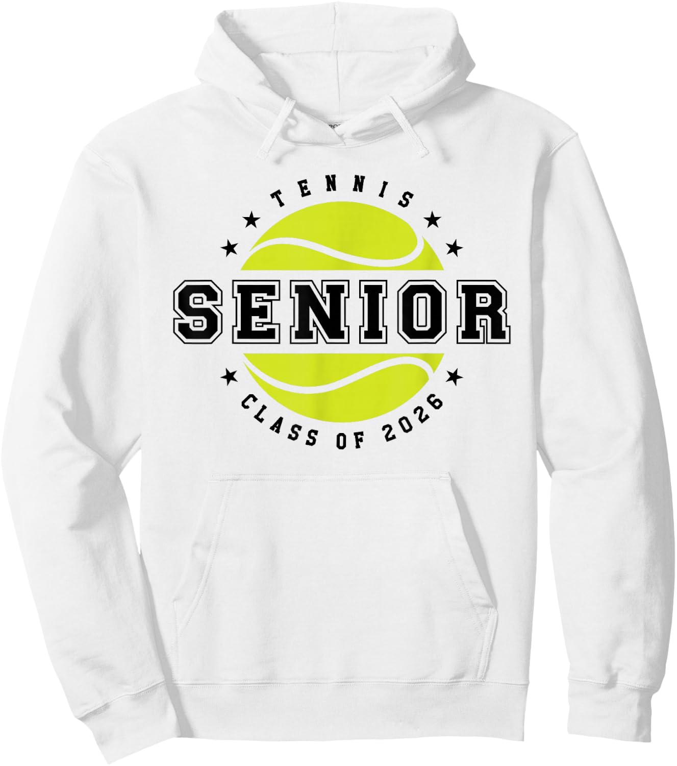 Tennis Player Senior Year Class of 2026 Boys Girls Hoodie - Hoodie | White