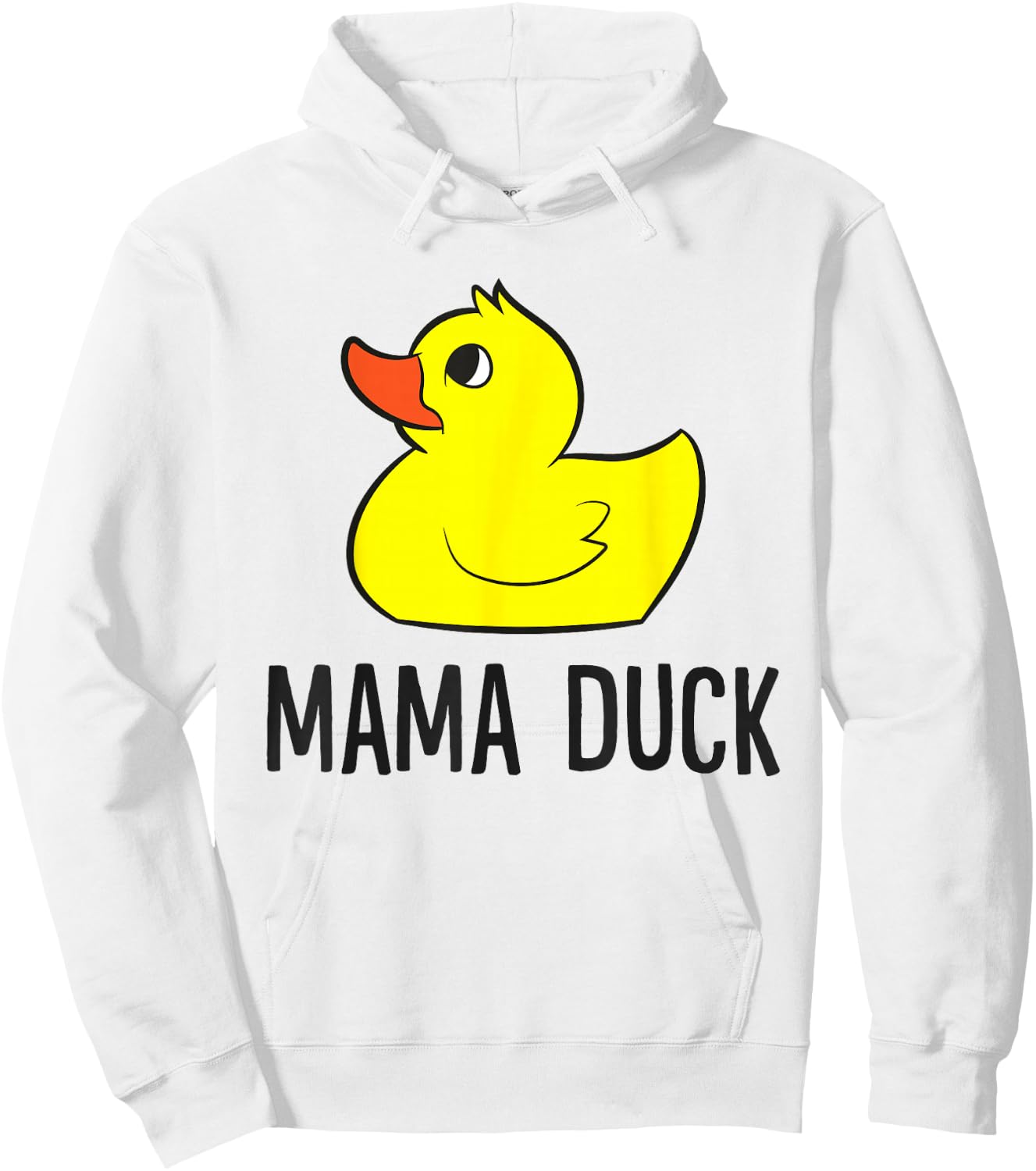 Rubber Duck Mom Funny Mama Duck Hoodie - Hoodie | White