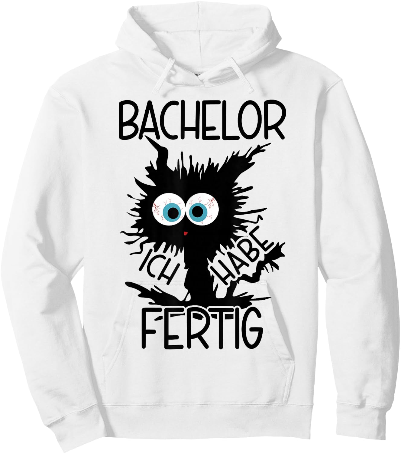 Bachelor Geschafft 2024 , White Hoodie - Hoodie | White