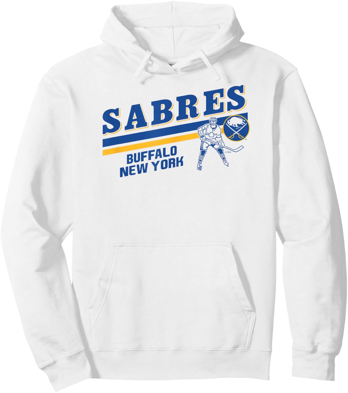 Buffalo Sabres Player White Officially Licensed Hoodie - Hoodie | White