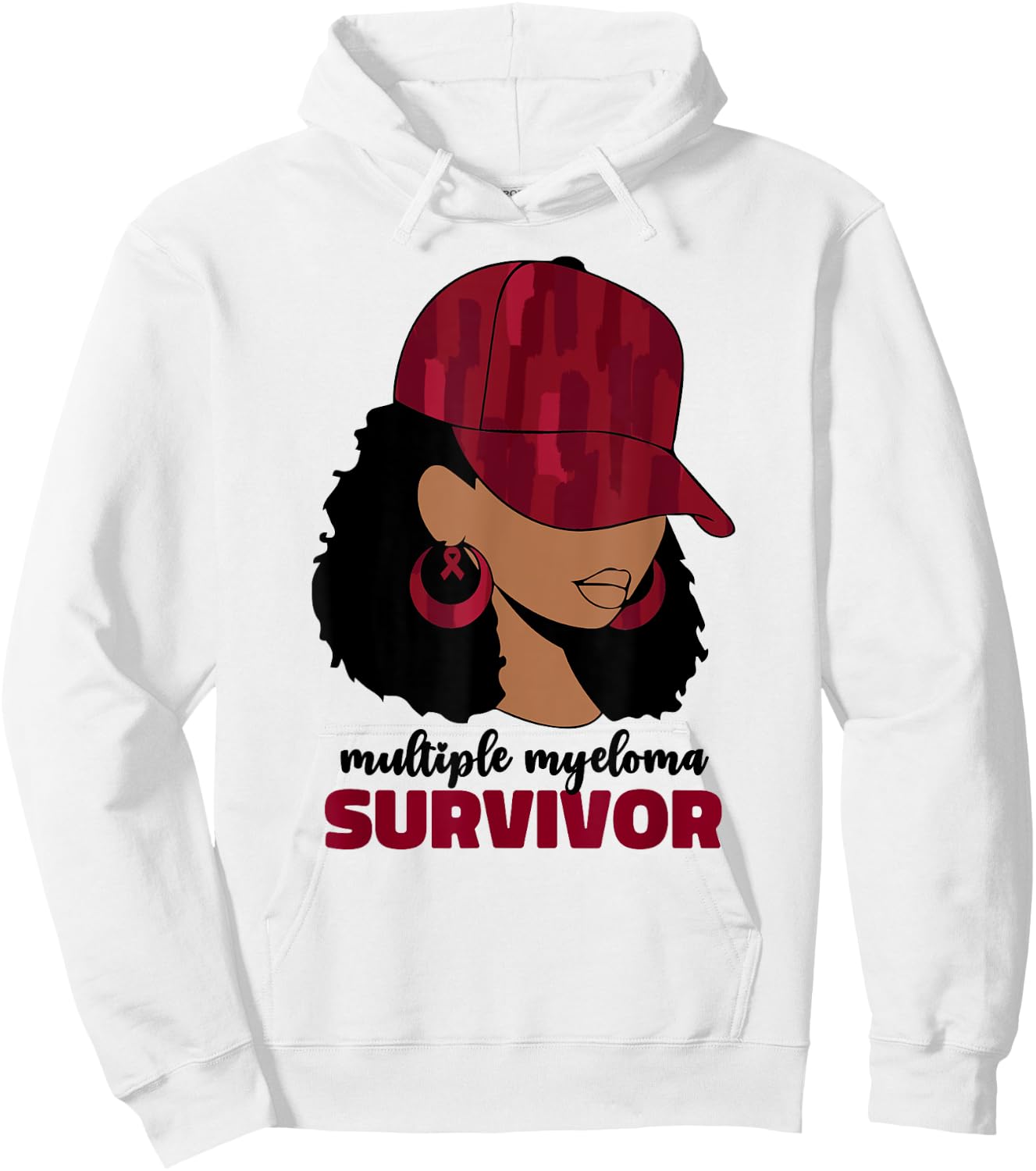Multiple Myeloma Survivor Multiple Myeloma Cancer Hoodie - Hoodie | White