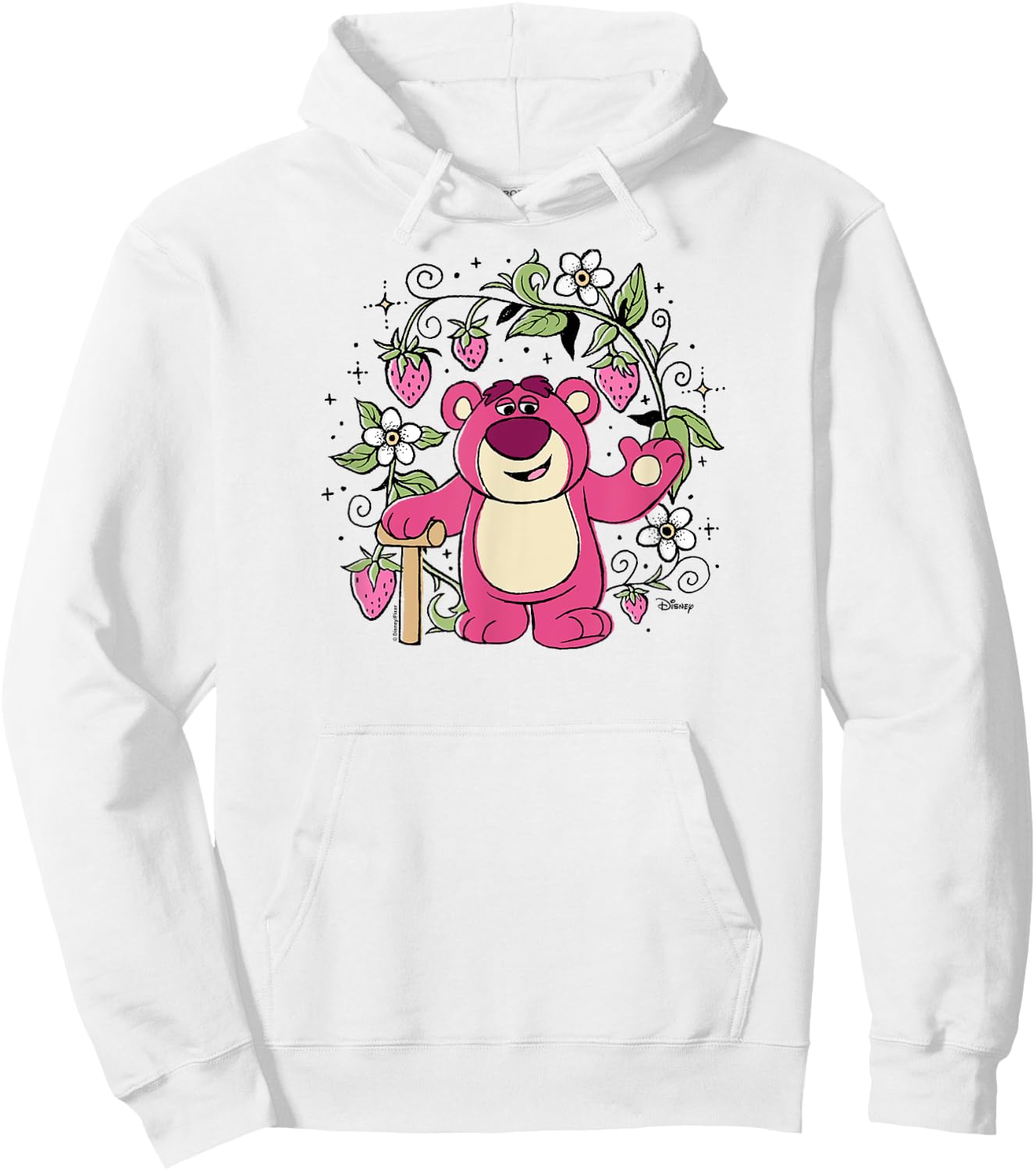 Toy Story - Lotso Strawberry Scented Bear Hoodie - Hoodie | White