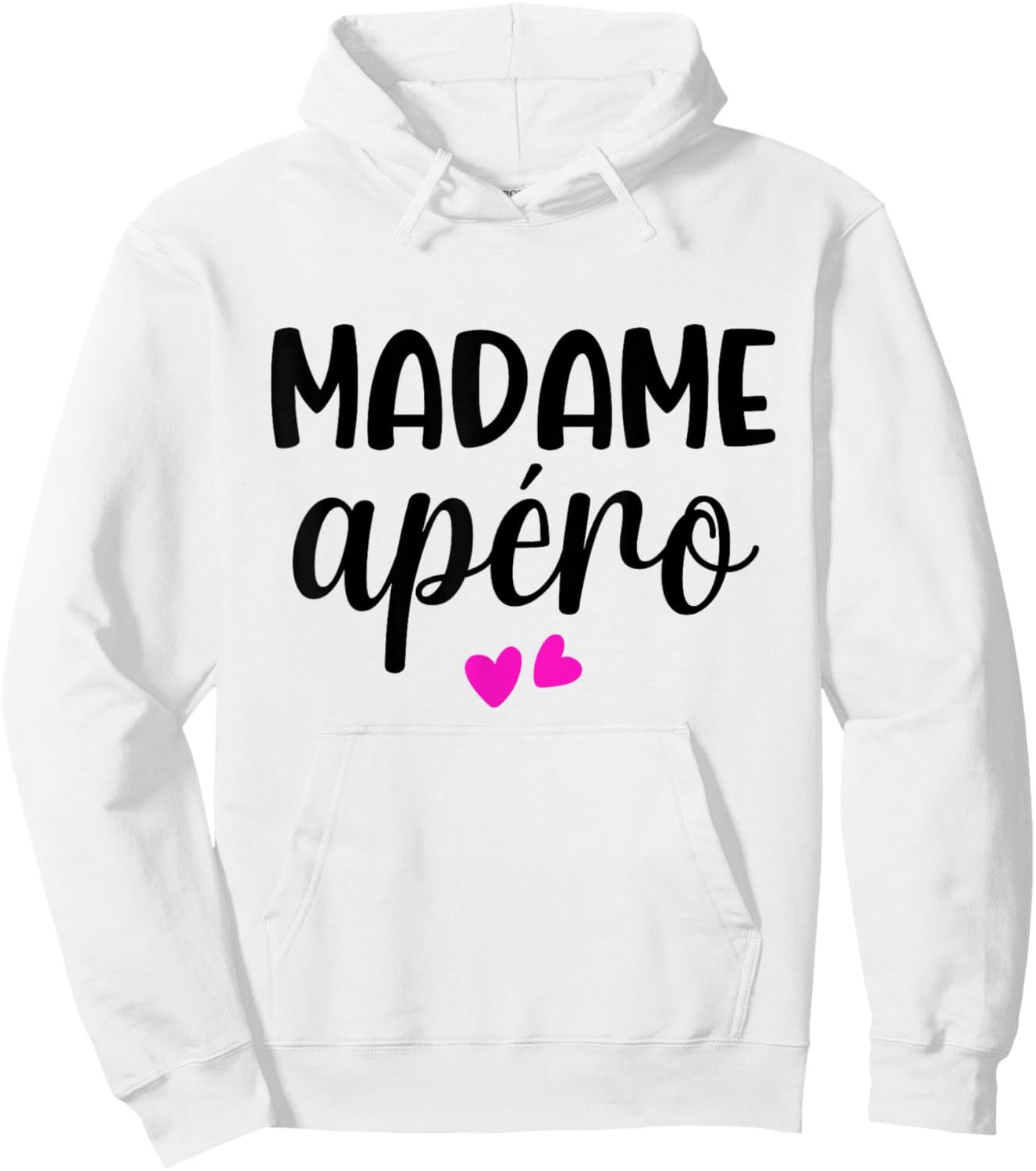 Madame apéro cadeau drôle apéro apéritif femme party girlfriends , white, S Hoodie - Hoodie | White