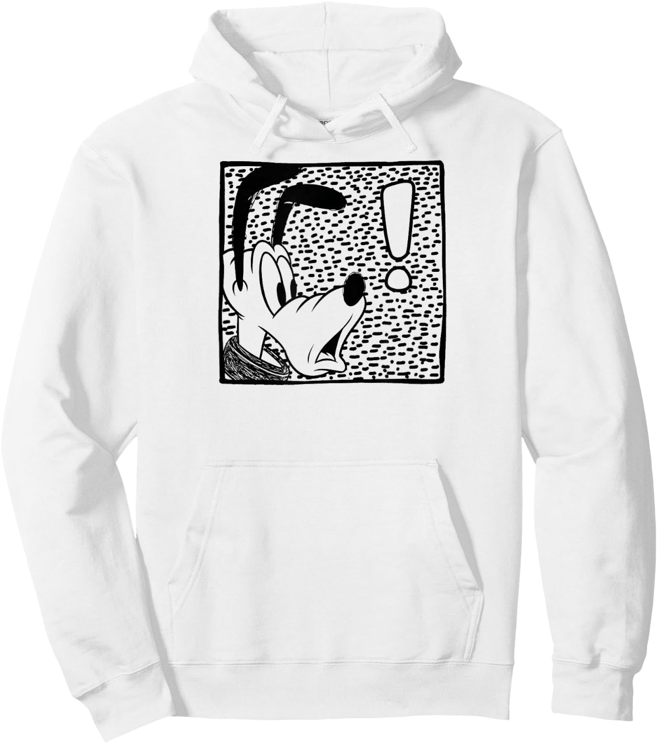 Pluto - Shocked Character Box Hoodie - Hoodie | White