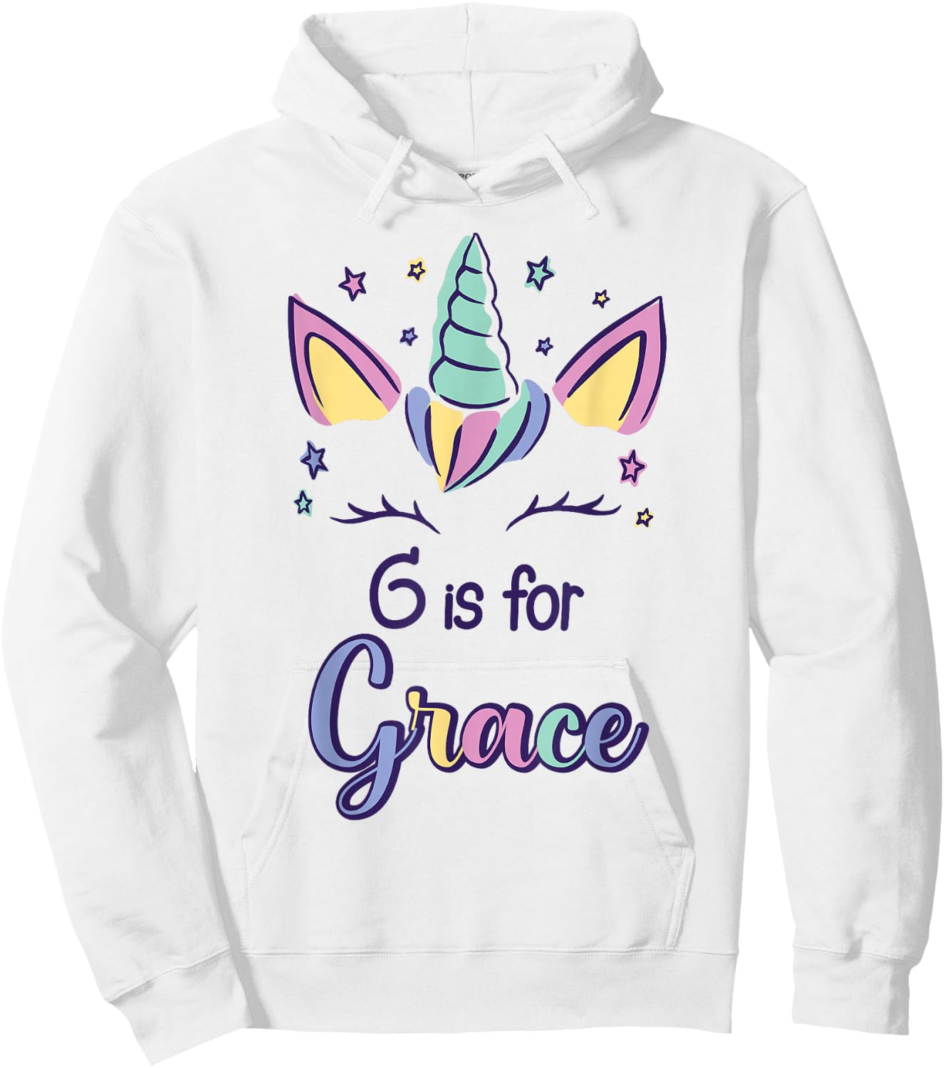 First Name Grace Personalized G Is For Grace Hoodie - Hoodie | White