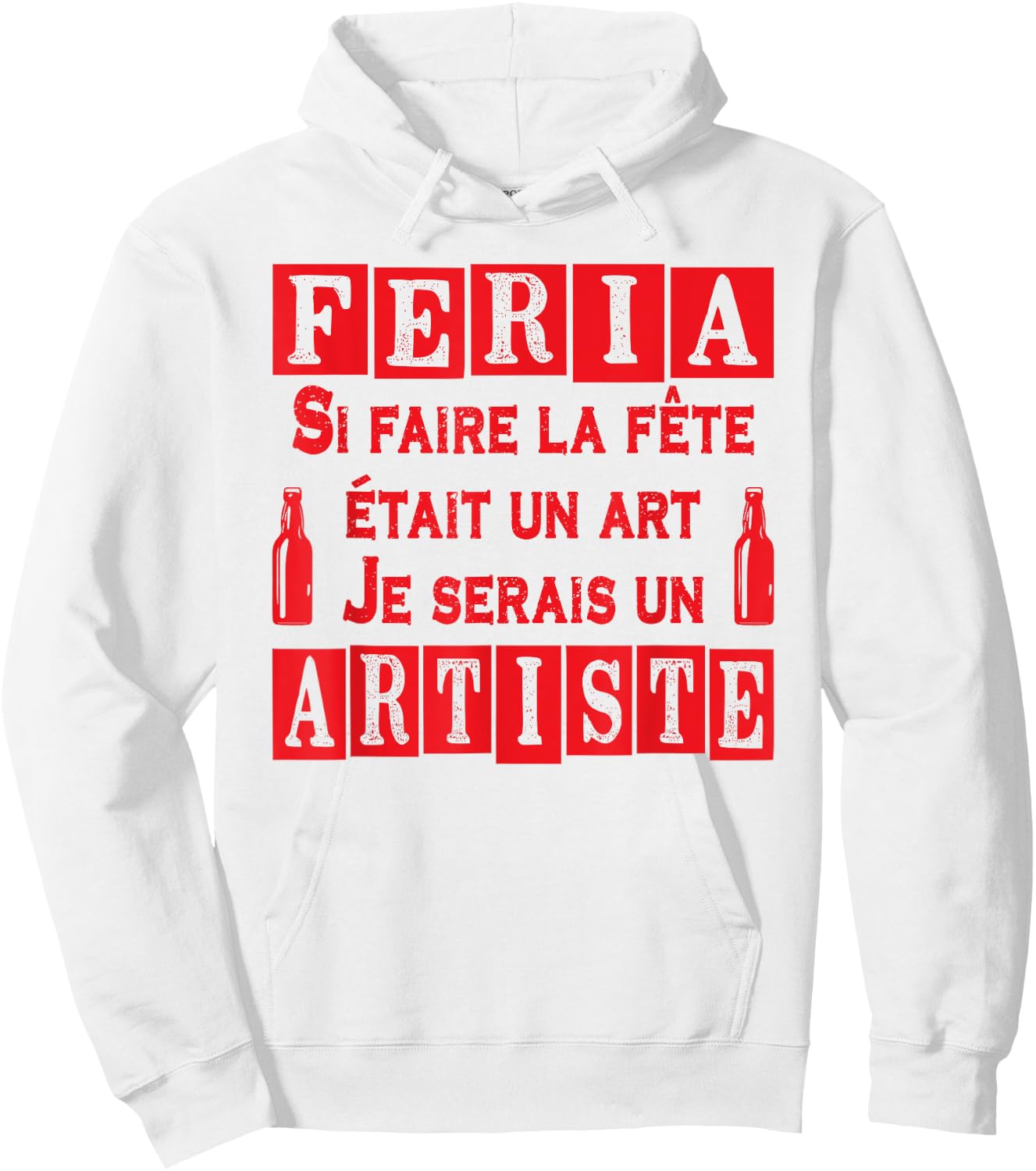 Feria Artiste de l'Apéro sans Moderation Basque Country Tapas , white, S Hoodie - Hoodie | White