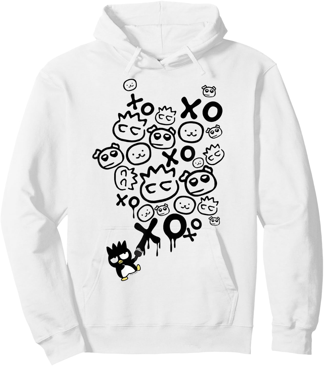 Badtz - Maru XO Street Art Hoodie - Hoodie | White