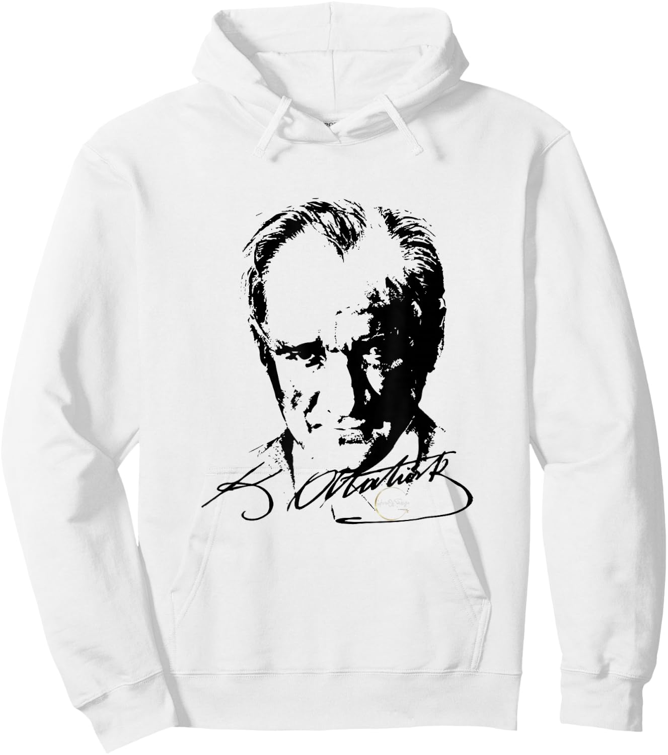 Gazi Mustafa Kemal Atatürk Imza Türkiye Unterschrift Türkei Hoodie - Hoodie | White
