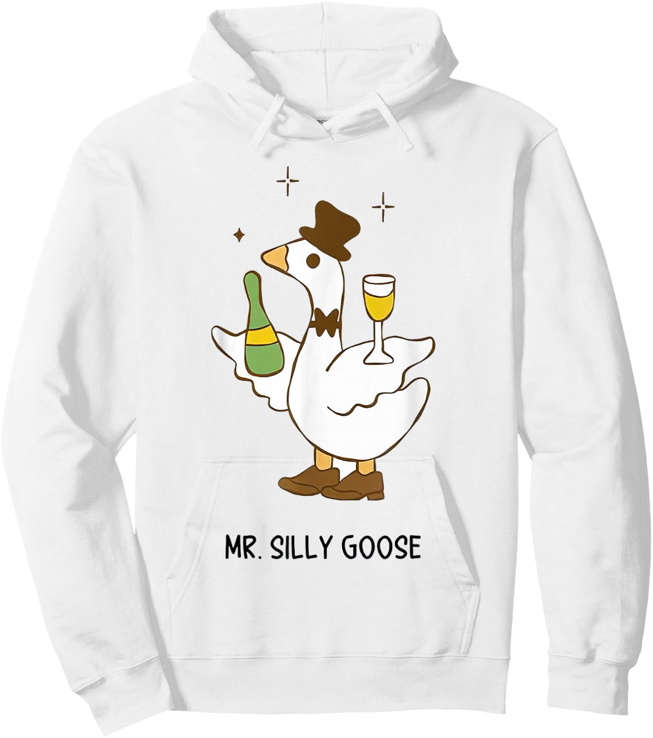 Mr Silly Goose Bride To Be Wedding Drinking Bride Goose Hoodie - Hoodie | White