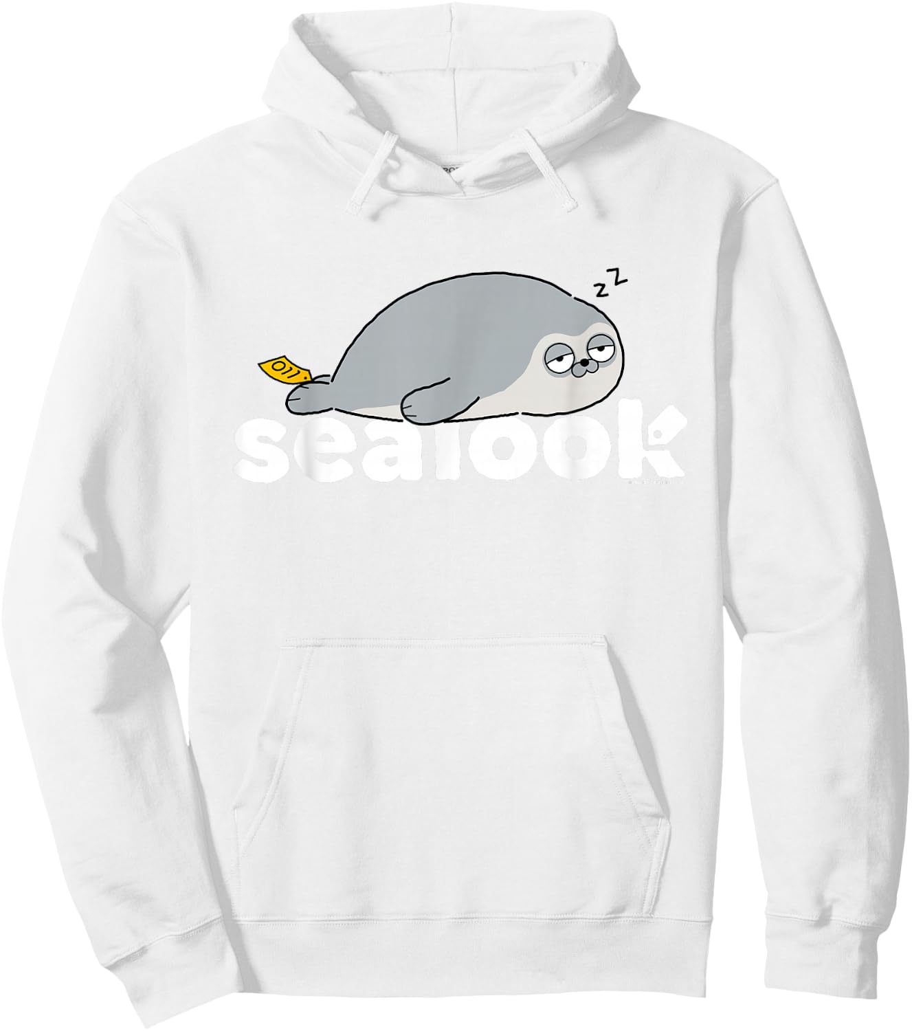 Sealook Sleepy Seal Hoodie - Hoodie | White