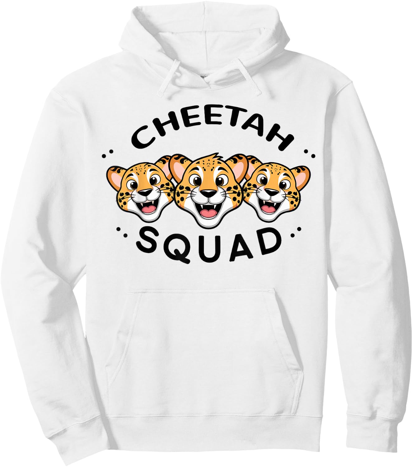 Cheetah Squad Stuff for Cheetah Lover Design | Kids Cheetah Hoodie - Hoodie | White