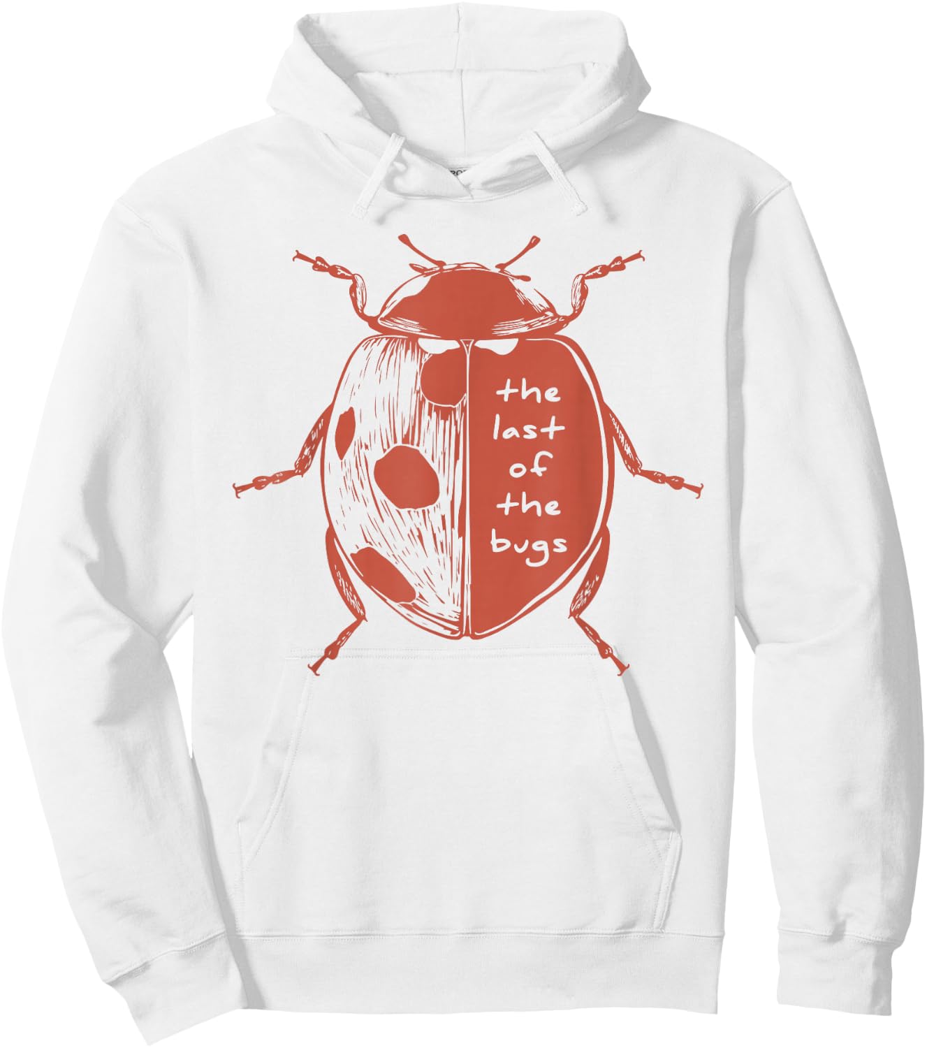The Last of The Bugs Cute Nature Graphic Hoodie - Hoodie | White