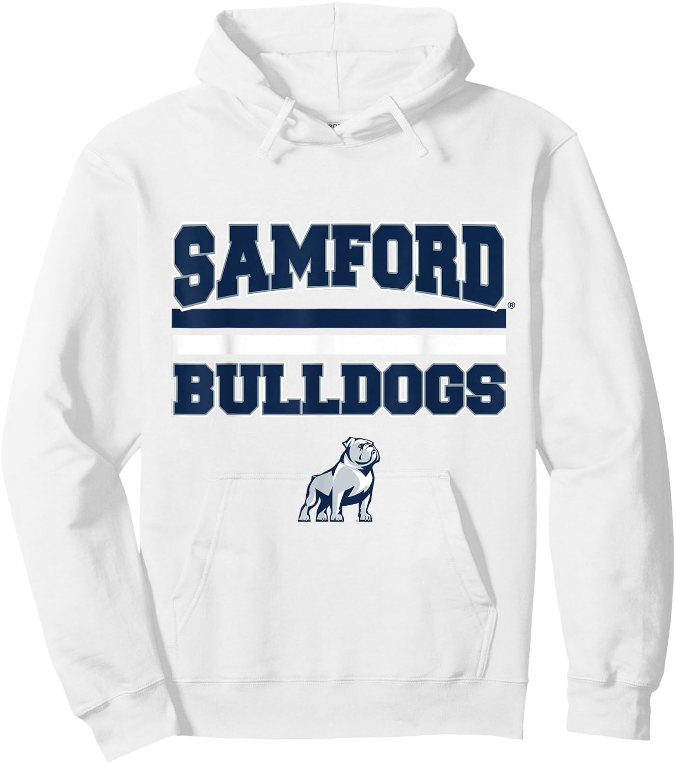 Samford Bulldogs |NCAA Official University Merch | VNPSMF301 Hoodie - Hoodie | White