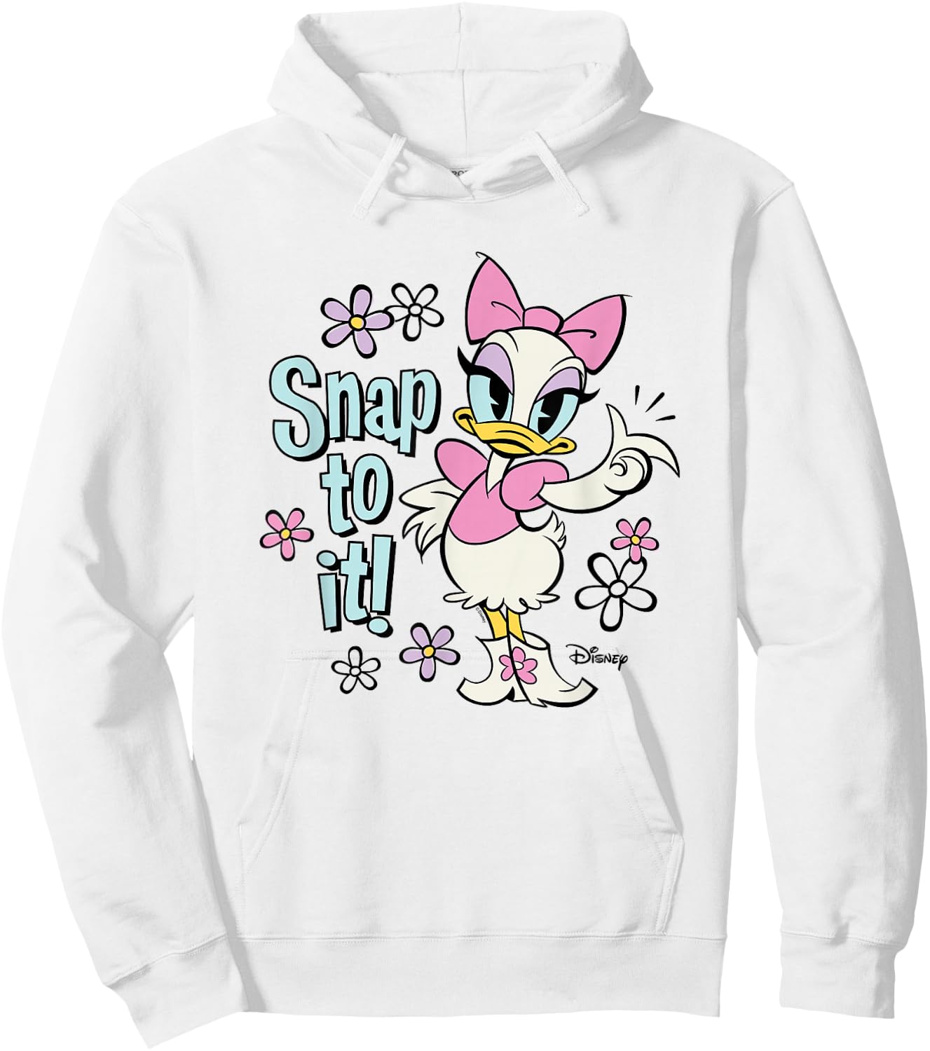Daisy Duck - Snap to It Hoodie - Hoodie | White
