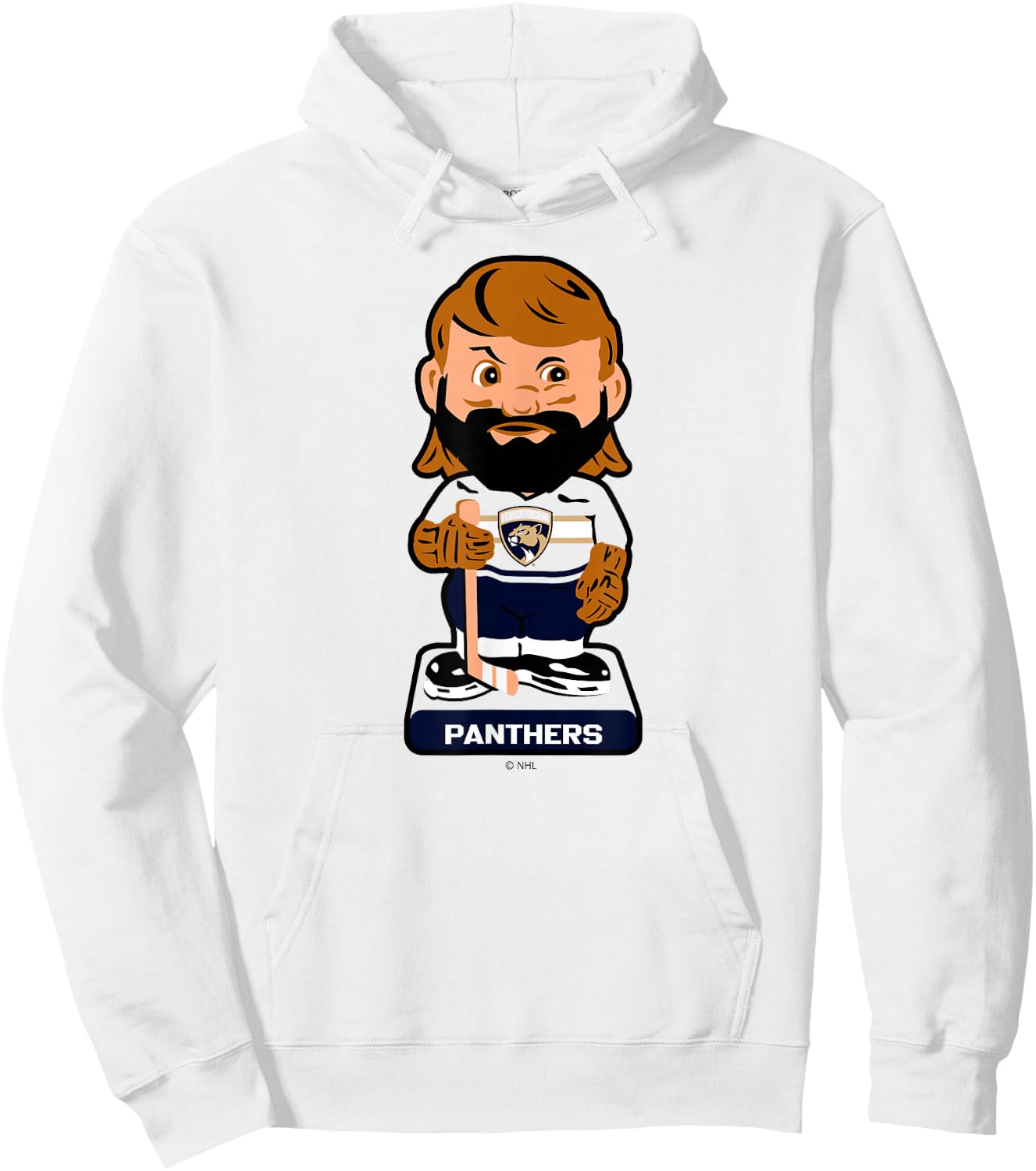 Florida Panthers Bobblehead Red Officially Licensed Hoodie - Hoodie | White