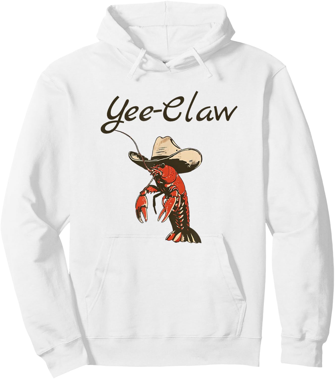 Yee Claw! Funny Crawfish Cajun Seafood Festival Hoodie - Hoodie | White