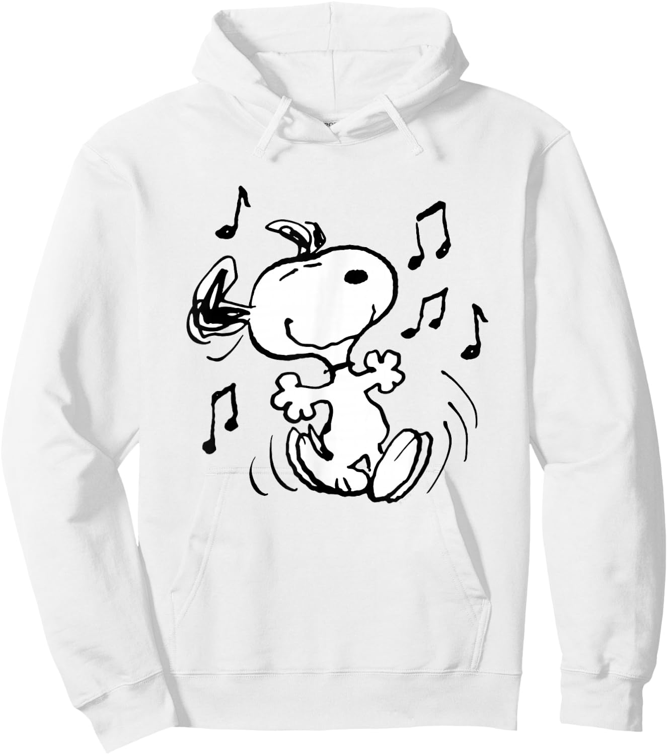 Peanuts - Snoopy Dancing , blue Hoodie - Hoodie | White