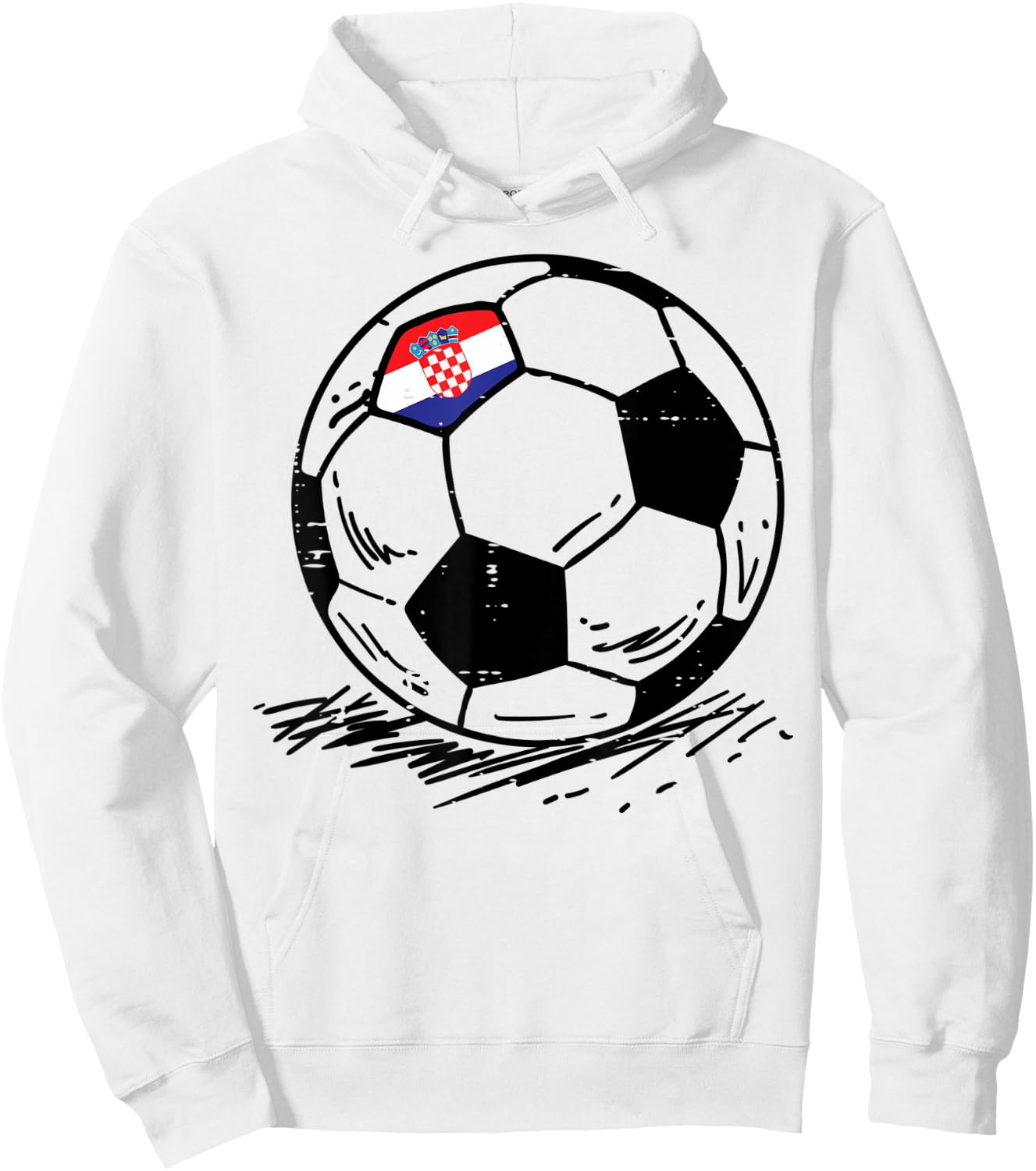 Croatia Flag Croatian Soccer Football Fan Men Women Kids Hoodie - Hoodie | White