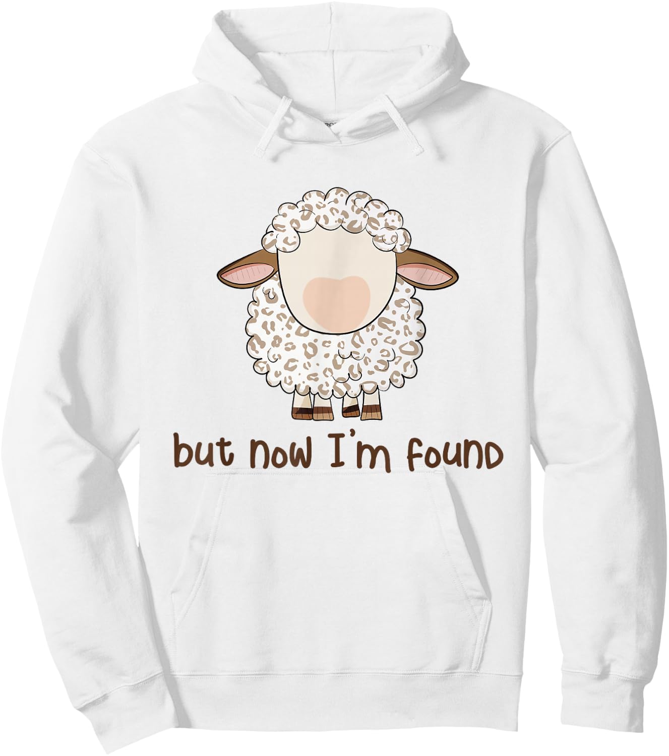 Sheep But Now I'm Found Hoodie - Hoodie | White
