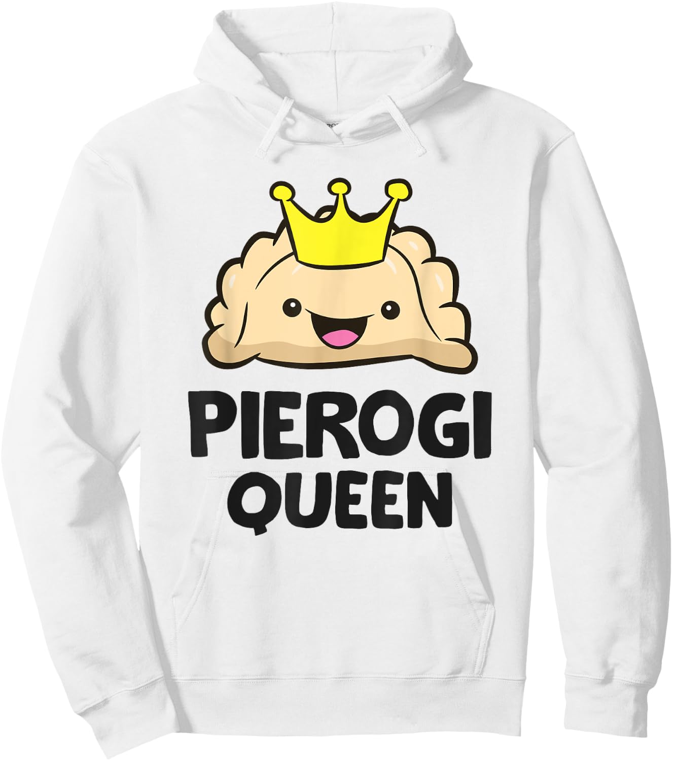 Pierogi Queen Women Girls Polish Pierogi Hoodie - Hoodie | White