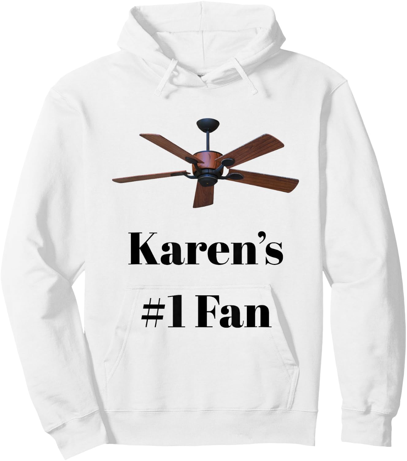Karen's #1 Fan Ceiling Fan Courtroom Read Hoodie - Hoodie | White