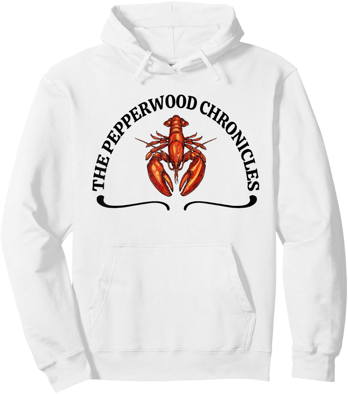 The Pepperwood Chronicles, Funny Shrimp Meme Hoodie - Hoodie | White