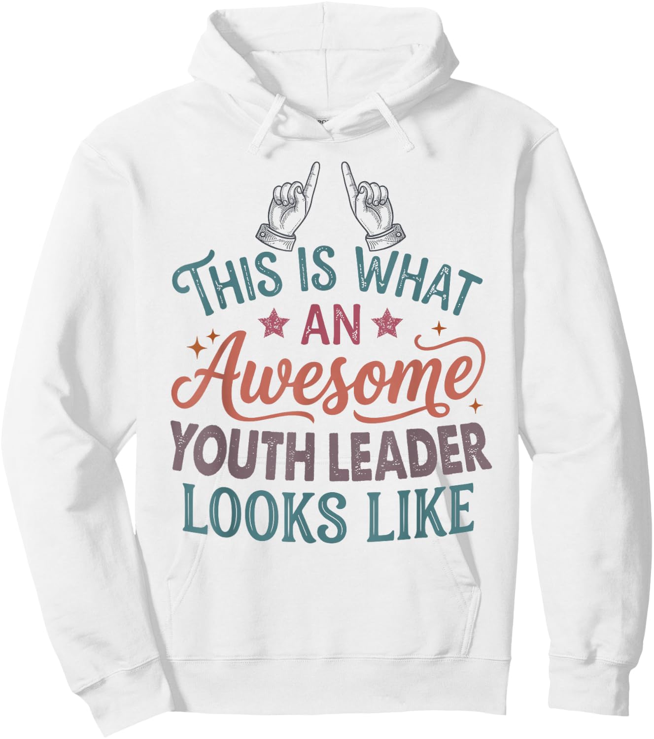 This is What an Awesome Youth Leader Looks Like Funny Hoodie - Hoodie | White