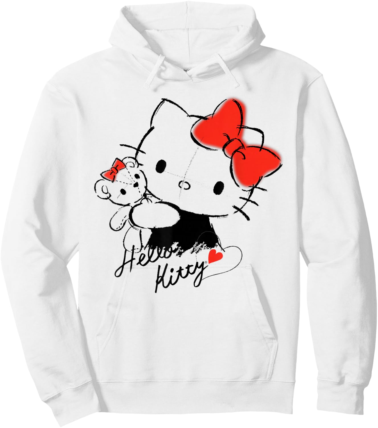 Hello Kitty and Tiny Chum Hoodie - Hoodie | White