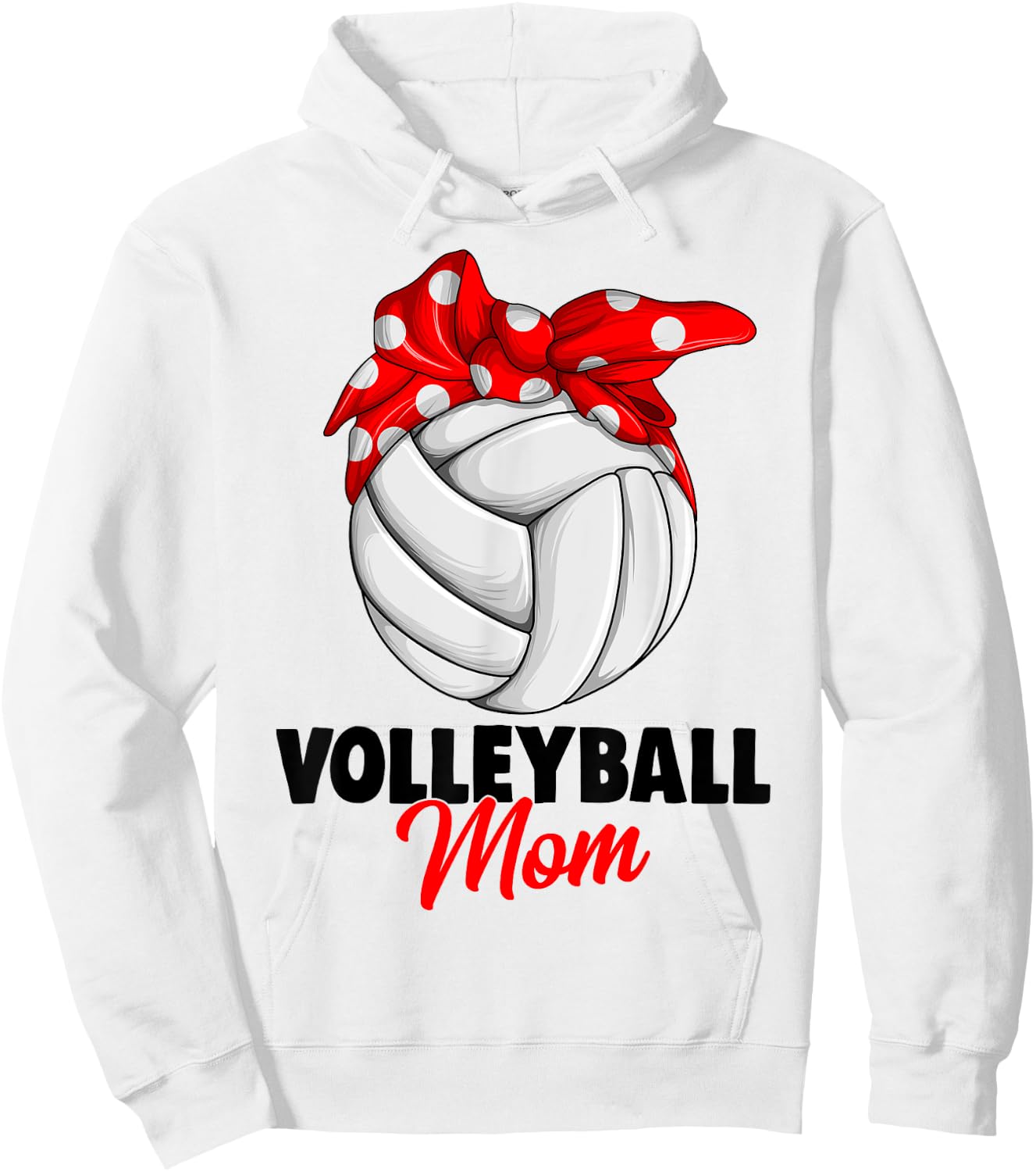 Volleyball Mom Women Hoodie - Hoodie | White
