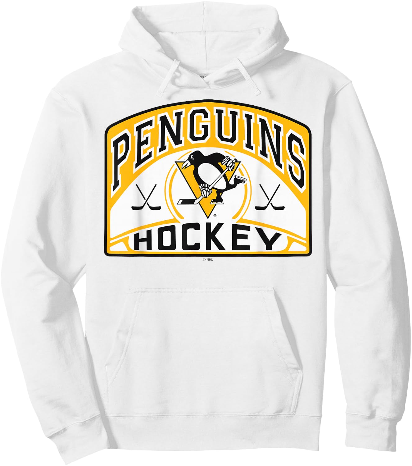 Pittsburgh Penguins Glide Gray Officially Licensed Hoodie - Hoodie | White