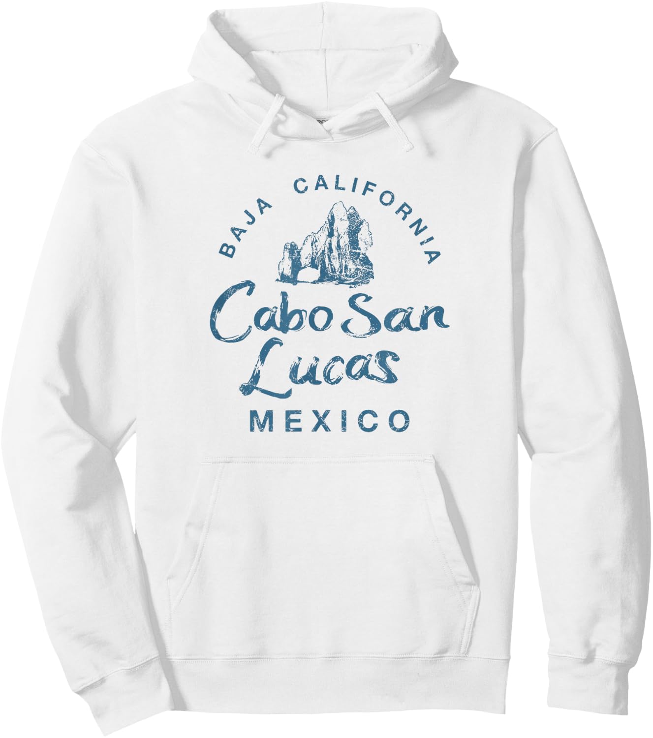 Cabo San Lucas Baja California Vintage Hoodie - Hoodie | White