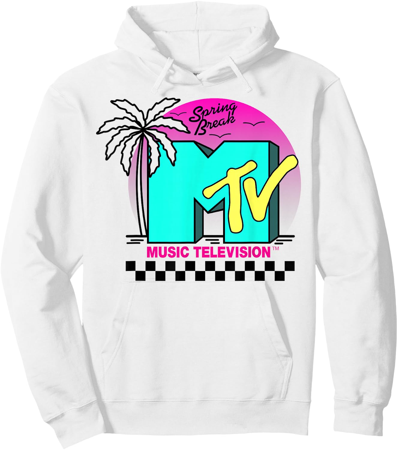 MTV - Spring Break Beach Hoodie - Hoodie | White