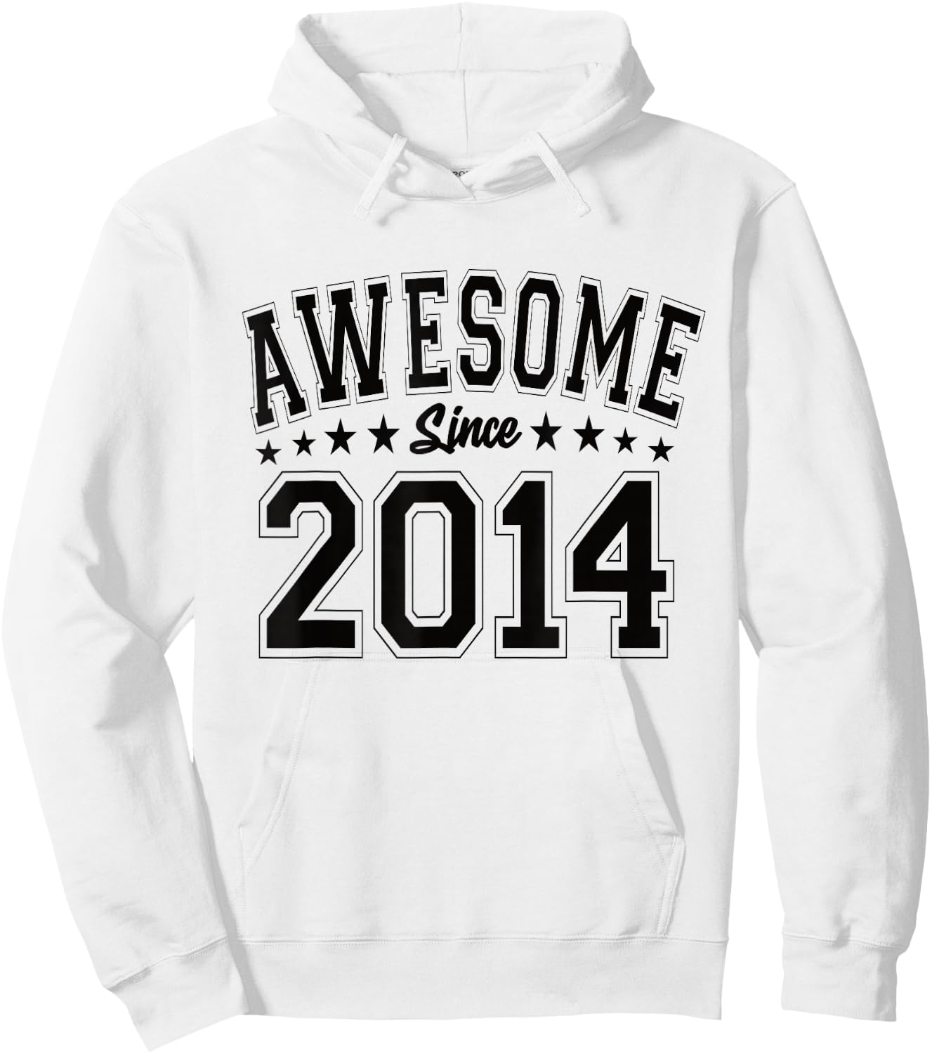 Awesome Since 2014 Birthday Awesome Vintage 2014 Hoodie - Hoodie | White