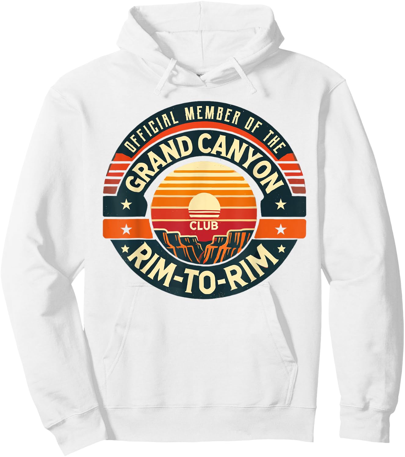 Official Member of the Grand Canyon Rim-to-Rim Club Hoodie - Hoodie | White
