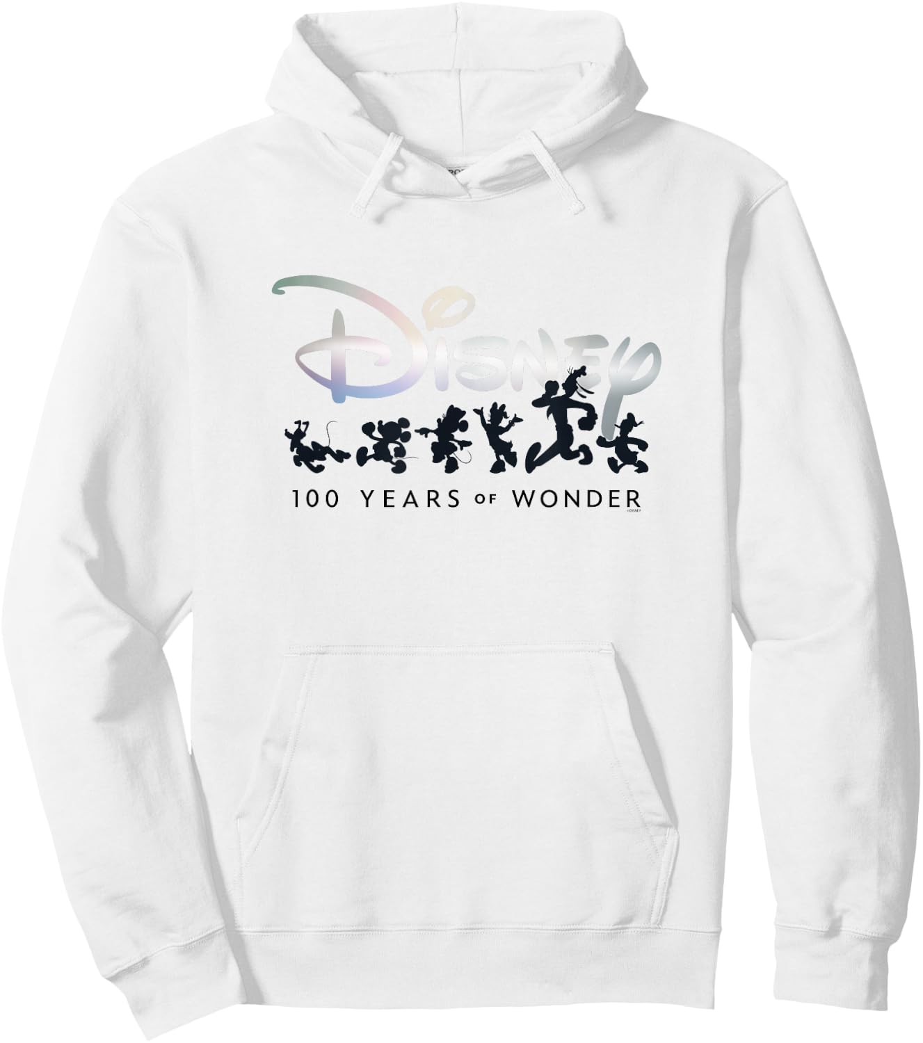 Disney 100 Years of Wonder Mickey & Pals Silhouettes D100 , blue Hoodie - Hoodie | White
