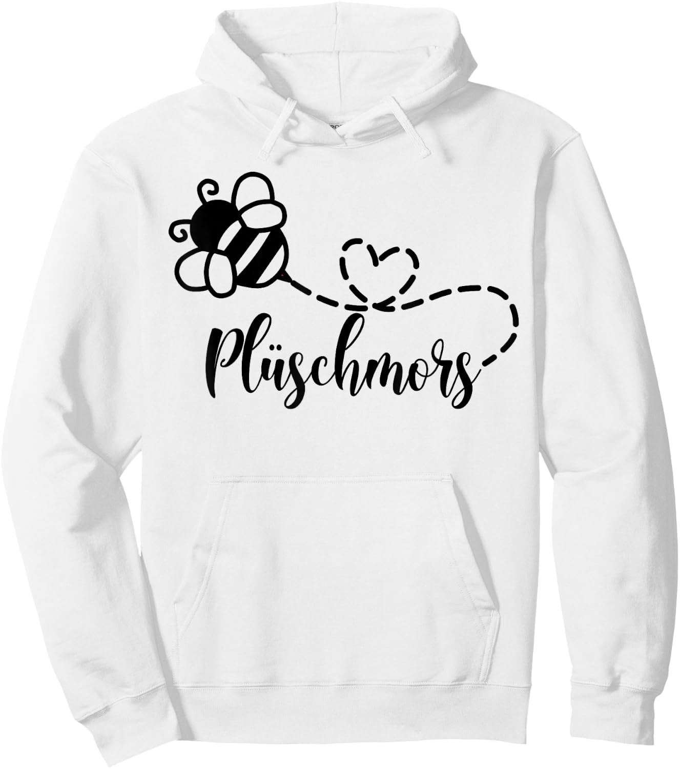 Plüschmors Hummel Ostfriesisch Nordsee Ostfriesland Hoodie - Hoodie | White