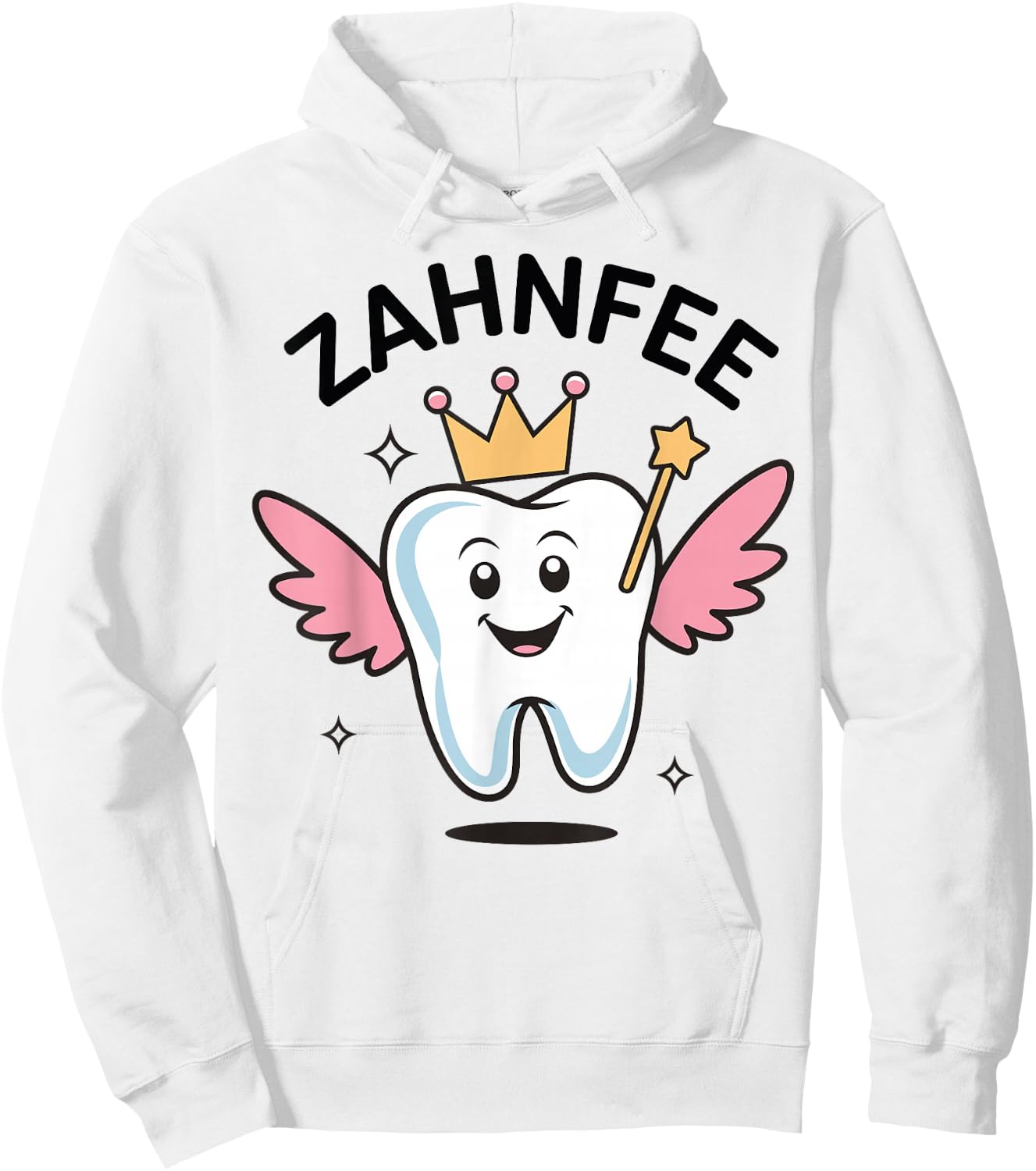Zahnfee Women's , White Hoodie - Hoodie | White