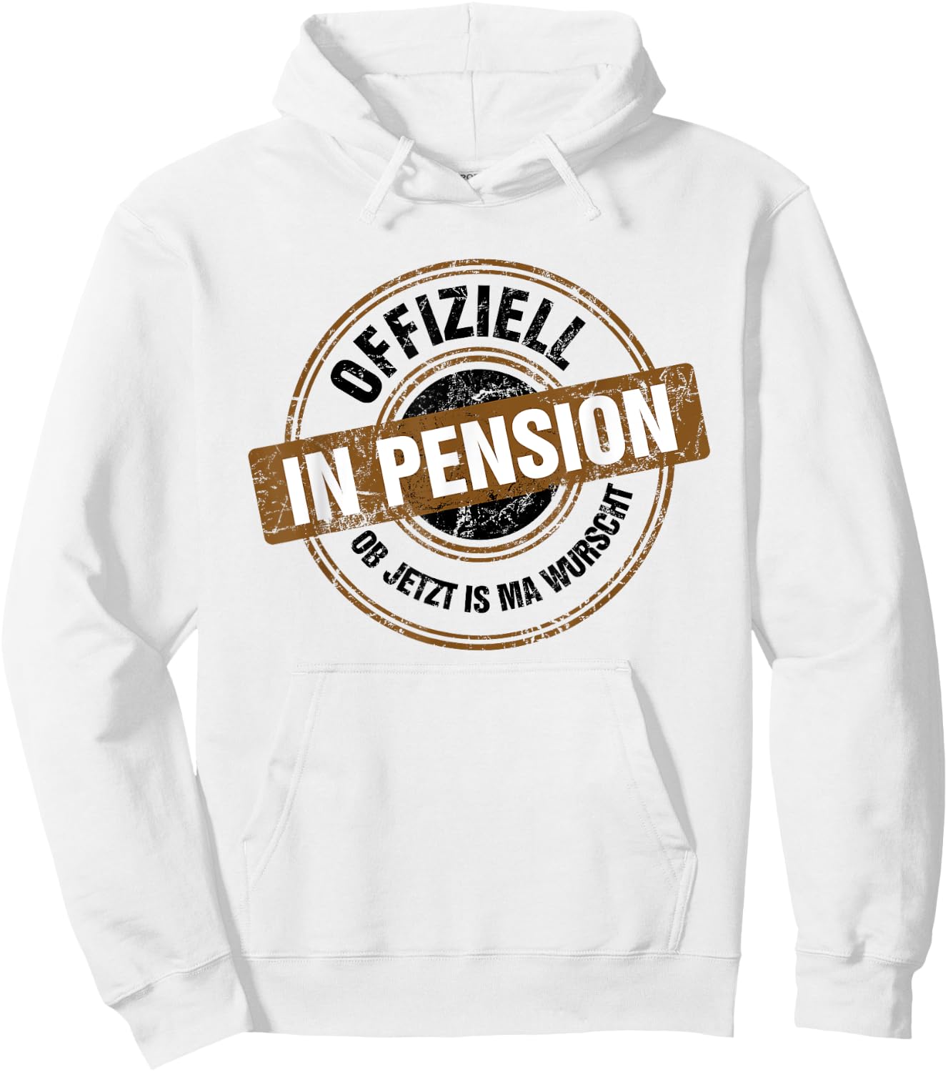 Official In Pension Ab Jetzt Ist Mir Alles Egal , White Hoodie - Hoodie | White