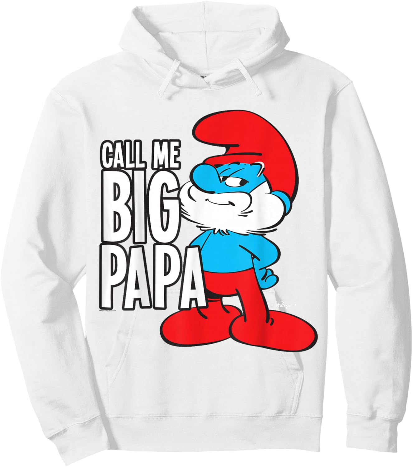 Die Schlümpfe nennen mich Big Papa Hoodie - Hoodie | White