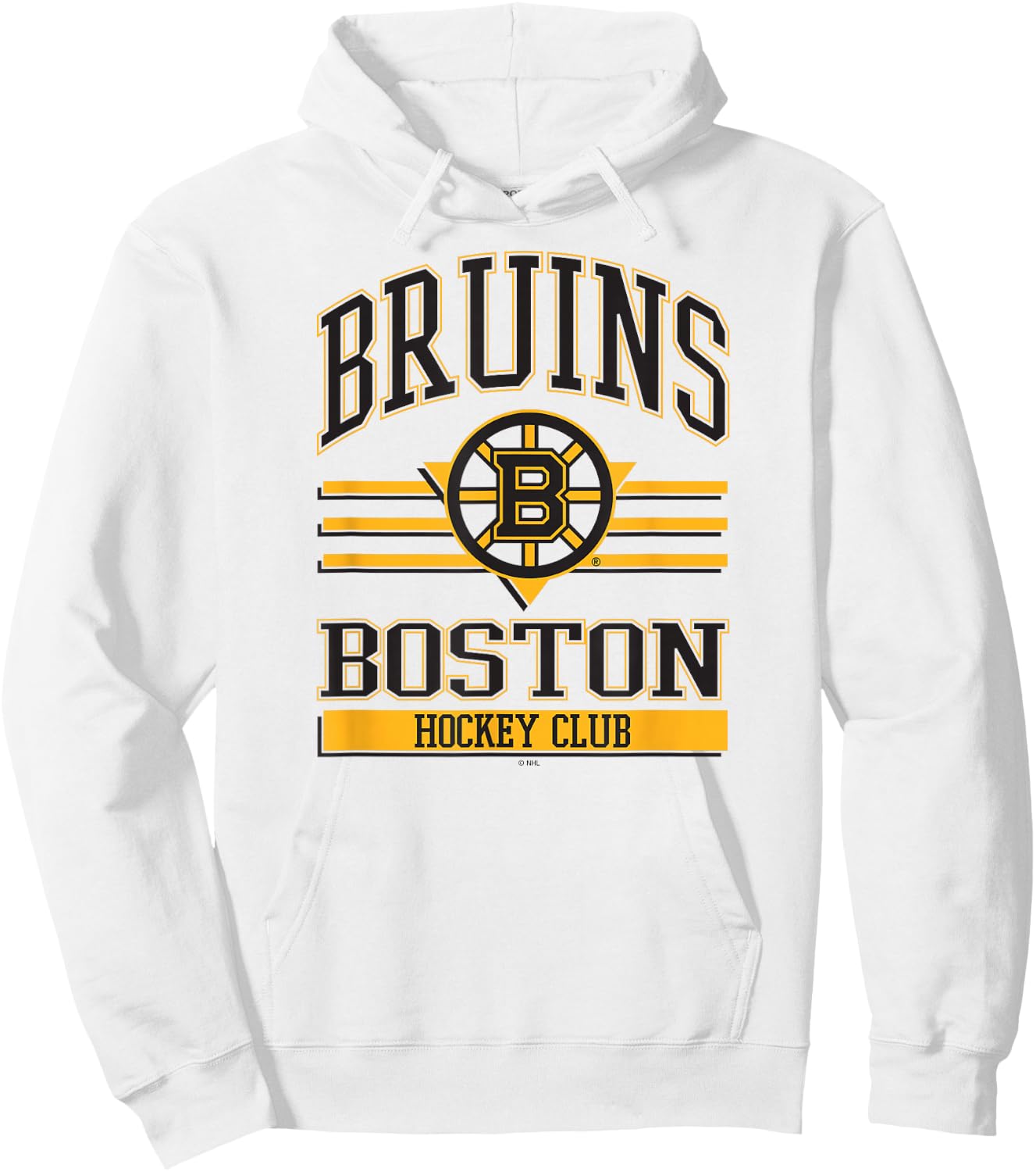 Boston Bruins Hockey Club White Officially Licensed Hoodie - Hoodie | White