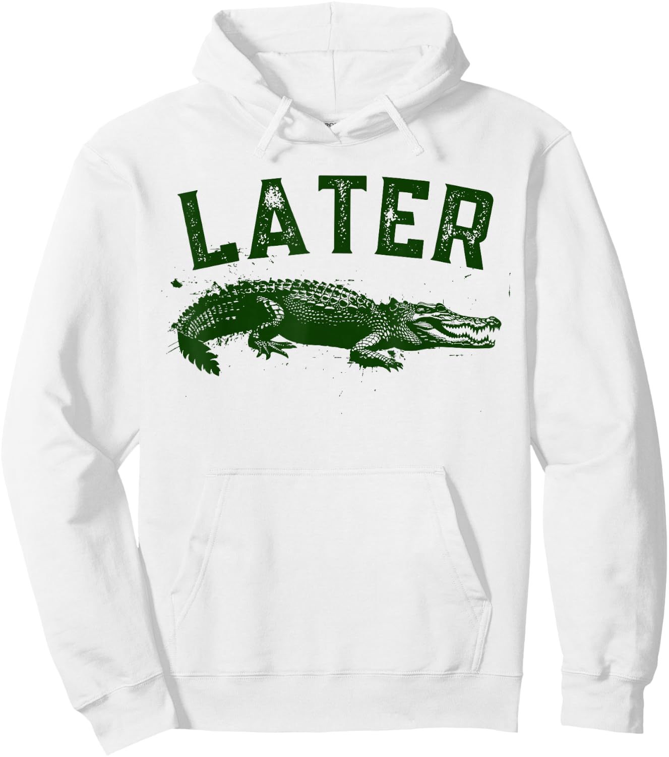 Later Gator Shirt | Funny Alligator & Women Hoodie - Hoodie | White
